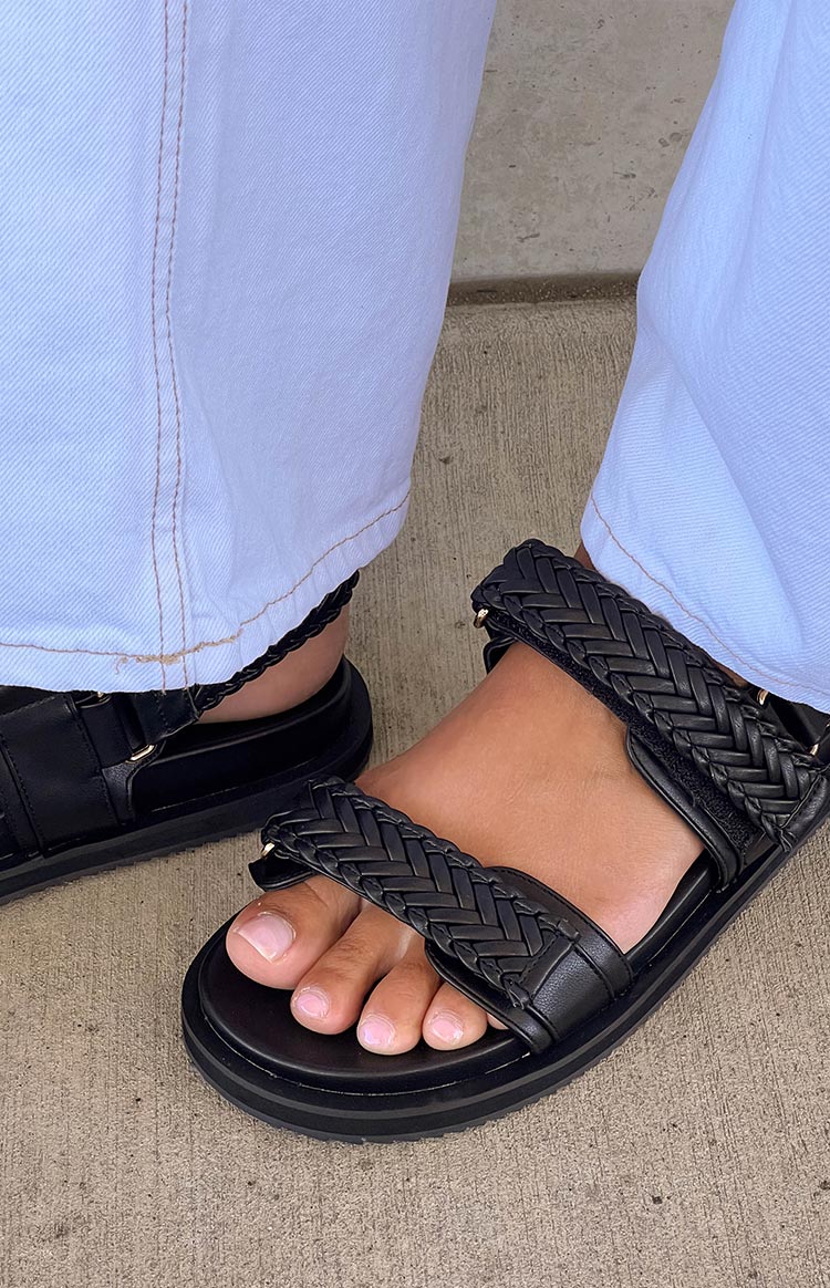 Billini Taishi Black Sandals - Image 2