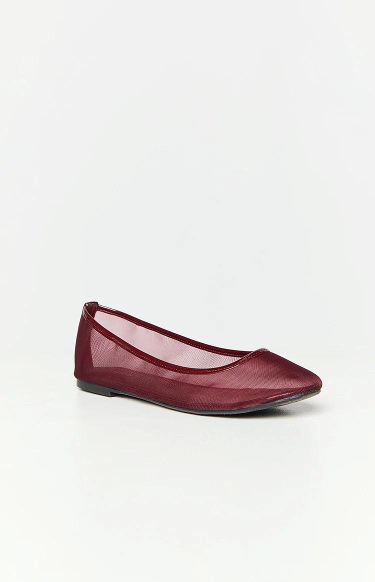 Therapy Arlo Cherry Patent PU Ballet Flats - Image 2